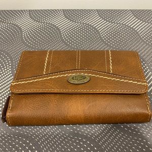 B.O.C Faux Leather Trifold Wallet